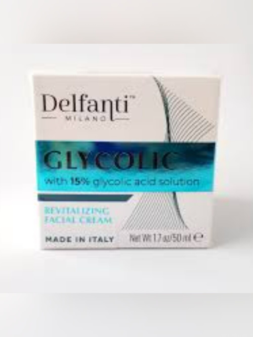 Delfanti Milano Glycolic Revitalizing Facial Cream - SEALED